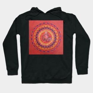 Abundance Buddha free-hand mandala Hoodie